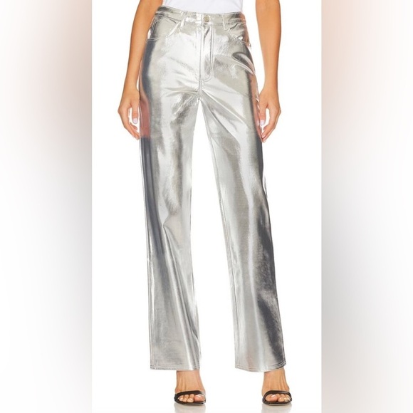 WeWoreWhat Mirror Straight Leg Mirror - Picture 4 of 16